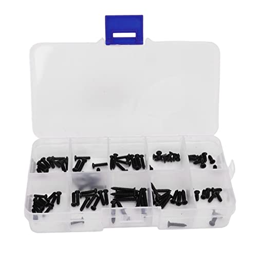 100pcs RC Autoschrauben Box Kit Edelstahl leichte Reparaturwerkzeuge für MJX 16208 16207 16210 1 1 16 bürstenlose RC Autos, einfach zu tragen und zu speichern 100pcs RC Autoschrauben Box Kit Edelstahl leichte Reparaturwerkzeuge für MJX 16208 16207 16210 1 1 16 bürstenlose RC Autos, einfach zu tragen und zu speichern von plplaaoo