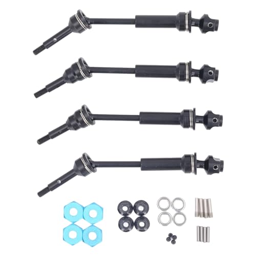 4pcs RC -Autoantriebswelle vorne hinten universelle Achsen für Traxxas 4x4 Rustler 1/10 Ersatzteile 4pcs RC -Autoantriebswelle vorne hinten universelle Achsen für Traxxas 4x4 Rustler 1/10 Ersatzteile von plplaaoo