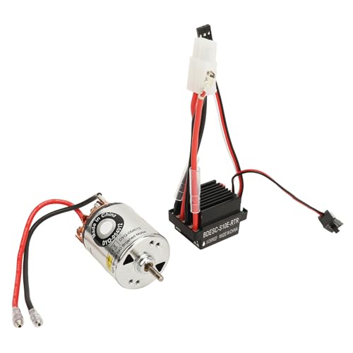 540 gebürsteter Motor 320A gebürstet ESC Leitfer Hochtorsionsmotor Combo -Combo -Set mit Zwei Wegen für Traxxas HSP Redcat Axial HPI RC Cars Edelstahl Kupfer 7,4 V (40t) von plplaaoo