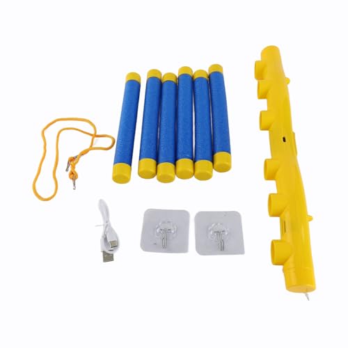 Catch Game Machine, Handauge-Koordinationsspielzeug mit einstellbaren Geschwindigkeiten und sicherem Design für Kinder und Erwachsene, inklusive Soundfunktion und sechs Stöcken von plplaaoo