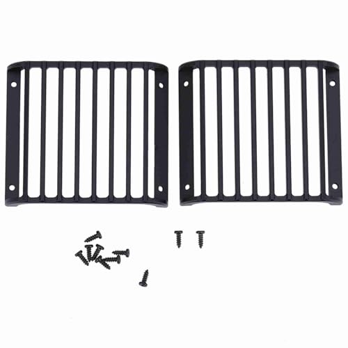 Metall Frontabdeckungen Scheinwerfer Abdeckung Grill -4 1/10 RC Crawler Car Black Metall Frontabdeckungen Scheinwerfer Abdeckung Grill -4 1/10 RC Crawler Car Black von plplaaoo