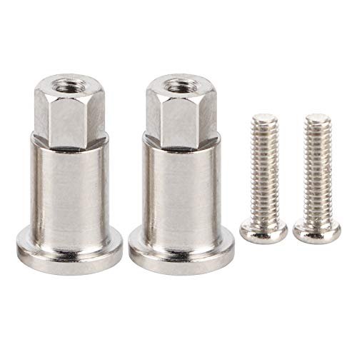 RC Auto Vorderrad Metall Achse 2 Stücke Upgrade Ersatzteile für D12 Typ Kompatibel mit Kunststoff Achse Ersatz Stark und Resistent von plplaaoo