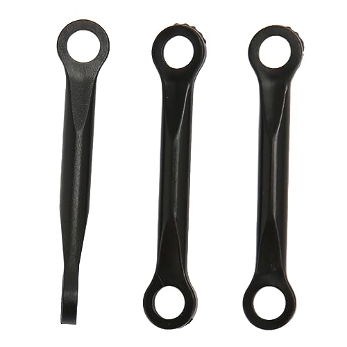 Servo Linkage Rod Set für FlyWing FW450 V3 RC Hubschrauber, 3PCS Plastikkomponenten zur Verbesserung der Stabilität und stabilen Leistung von plplaaoo