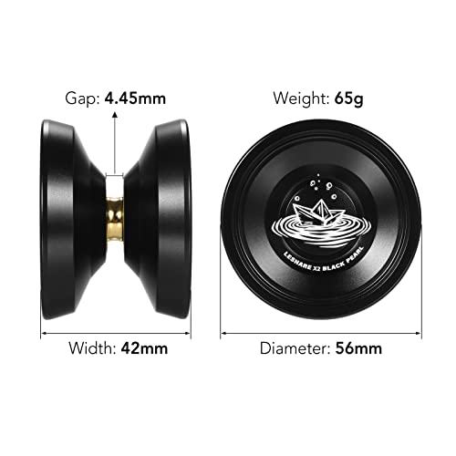 Wettbewerbsfähiger Yoyo Ball Aluminiumlegierung professionelles Yoyo -Spielzeug Hochleistung für Anfänger fortgeschrittene Spieler mit Handschuhen mit 2,2 Zoll Wettbewerbsfähiger Yoyo Ball Aluminiumlegierung professionelles Yoyo -Spielzeug Hochleistung für Anfänger fortgeschrittene Spieler mit Handschuhen mit 2,2 Zoll von plplaaoo