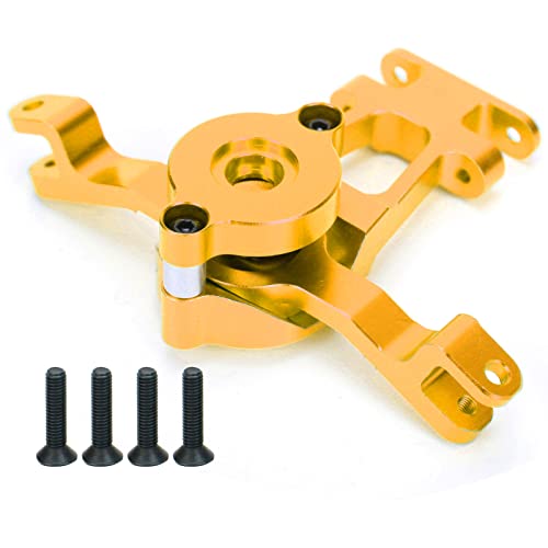 plplaaoo Aluminiumlegierung RC -Lenkungsbaugruppe Upgrades Teile kompatibel mit Erevo 2.0 Gipfel 1 10 RC -Auto überlegene Handwerkskomponente (Gold) von plplaaoo
