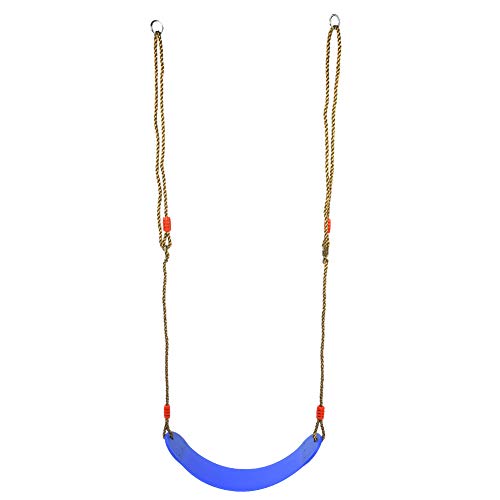 plplaaoo Eva Weichverstellbares Board Swing Seil Kinder Fitness Hanging Swing Chair Spielzeug gelbrotes Blau für Kinder und Jugendliche (Blau) von plplaaoo
