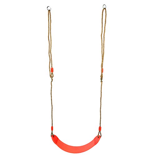 plplaaoo Eva Weichverstellbares Board Swing Seil Kinder Fitness Hanging Swing Chair Spielzeug gelbrotes Blau für Kinder und Jugendliche (Rot) von plplaaoo