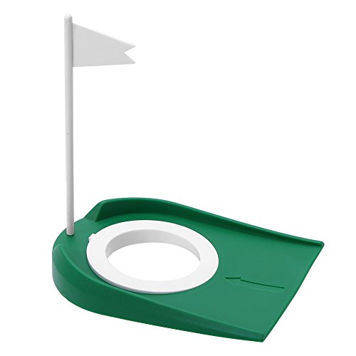 plplaaoo Golf-Putting-Cup aus Kunststoff, verstellbares Loch, weiße Flagge, hochwertige, tragbare Übungshilfe für Golfbegeisterte im Innen- und Außenbereich, grüner Putting Cup, weiße plplaaoo Golf-Putting-Cup aus Kunststoff, verstellbares Loch, weiße Flagge, hochwertige, tragbare Übungshilfe für Golfbegeisterte im Innen- und Außenbereich, grüner Putting Cup, weiße von plplaaoo