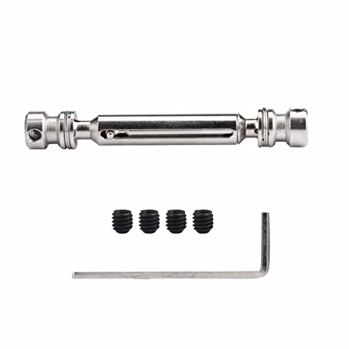 plplaaoo Heckmitte Antriebswelle Metall Superior Dauerhaftes Ersatzzubehör für fy01 fy02 fy03 fy04 fy05 Wltoys 12428 12423 RC -Auto Silber 110mm 40g von plplaaoo