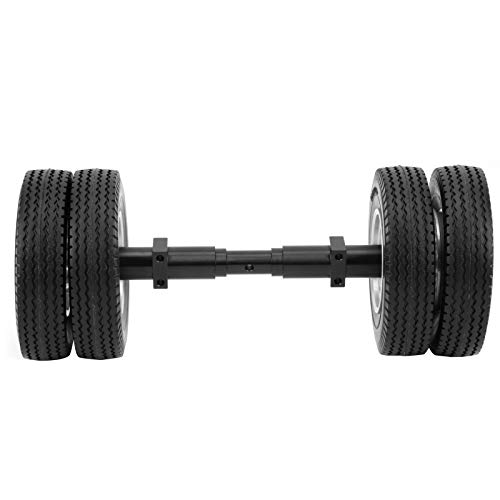 plplaaoo Hinteracher Reifen schwarzer Gummi -Aluminium -Legierung DIY RC Teil für Traktoranhänger 1 14 RC -Auto von plplaaoo