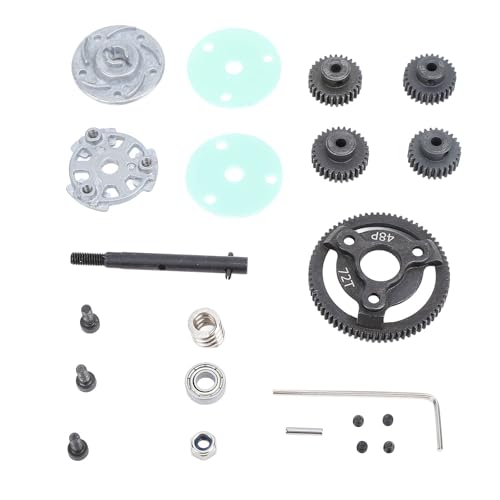 plplaaoo Metallgetriebe für Schrägstrich 2WD VXL 1/10 RC -Auto 72 Zahn Zahnrad mit 27T 28T 29T 30T Motorritzel Kit Kit plplaaoo Metallgetriebe für Schrägstrich 2WD VXL 1/10 RC -Auto 72 Zahn Zahnrad mit 27T 28T 29T 30T Motorritzel Kit Kit von plplaaoo