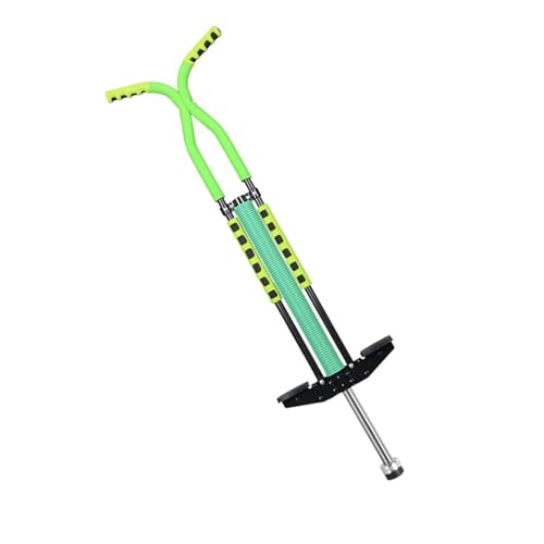 plplaaoo Pogo Stick Kinder Erwachsene Erwachsene im Freien Sprungstelzen Körperbau Jumping Schuhe Sport Sport Sport Treiben Anfänger blau weiß schwarz rotes schwarz schwarz schwarz 3000g (Grün) von plplaaoo