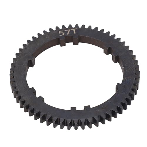 plplaaoo RC Gearbox Spur Gear Stahl Stahlhalthable Black 57T Glätte Rollgeschwindigkeitsverbesserung für Arrma Mojave 4x4 4S BLX 1/8 RC Auto plplaaoo RC Gearbox Spur Gear Stahl Stahlhalthable Black 57T Glätte Rollgeschwindigkeitsverbesserung für Arrma Mojave 4x4 4S BLX 1/8 RC Auto von plplaaoo