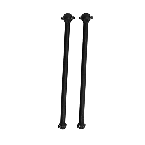 plplaaoo RC Heckantriebswelle Dogbone Stahl Langlebiger Hochleistungs -Ersatzteil für arrma 1/7 1/8 RC -Auto 2 PCs 107 mm (Schwarz) von plplaaoo