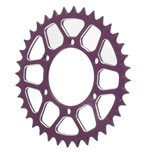 plplaaoo RC Heckradkettenrad 36T Aluminiumlegierung Hub -Kettenradkette Ersatz für LOSI 1/4 Promoto MX Elektrisches Motorrad Leichter Leichter, Leichter Stromtransfer Verbesserung der (Lila) von plplaaoo