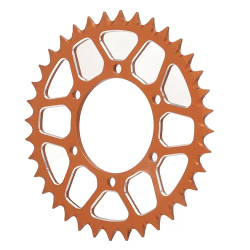 plplaaoo RC Heckradkettenrad 36T Aluminiumlegierung Hub -Kettenradkette Ersatz für LOSI 1/4 Promoto MX Elektrisches Motorrad Leichter Leichter, Leichter Stromtransfer Verbesserung der (Orange) von plplaaoo