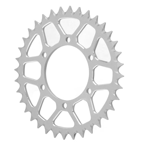 plplaaoo RC Heckradkettenrad 36T Aluminiumlegierung Hub -Kettenradkette Ersatz für LOSI 1/4 Promoto MX Elektrisches Motorrad Leichter Leichter, Leichter Stromtransfer Verbesserung der (Silber) von plplaaoo