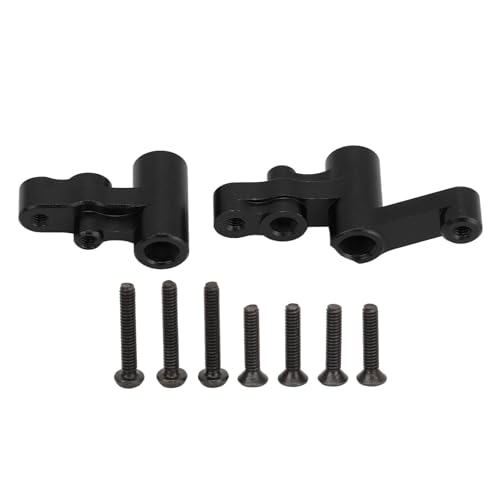 plplaaoo RC -Lenkungsantriebseinheit Aluminiumlegierung Upgrade Ersatzteile für MJX 14210 14209 1/14 Fernbedienungsauto Verbesserte Lenkleistung verbesserte Haltbarkeit (Schwarz) von plplaaoo