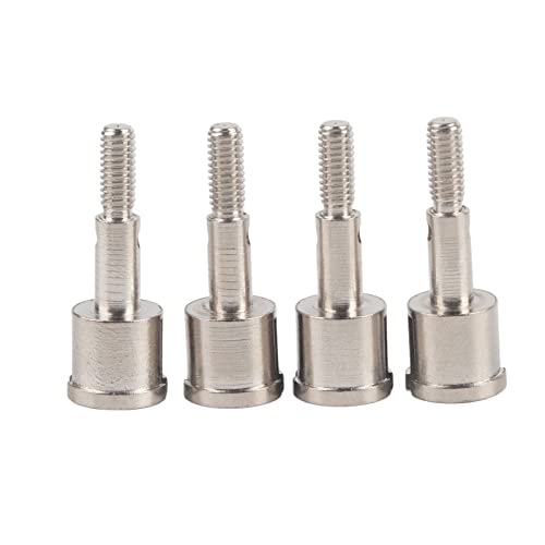 plplaaoo RC Rad Achse Stahlantriebswelle Tasse Hochwertiges haltbares leichtes Zubehör für HSP 94111 94123 94107 94018 1/10 RC -Auto Silber 32 mm 4pcs von plplaaoo