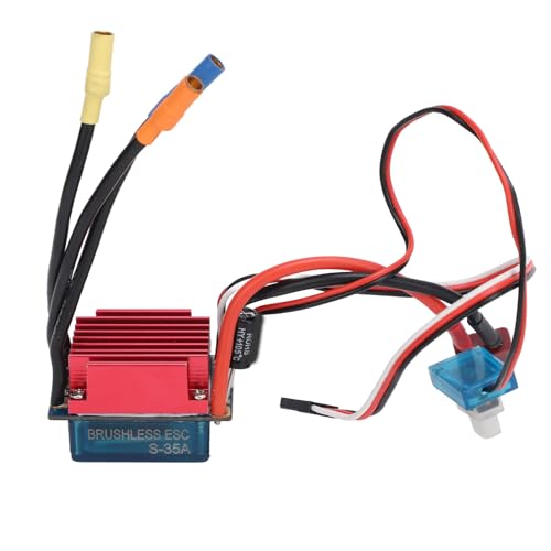 plplaaoo RC bürstenlose ESC wasserdichte senorlose elektrische Geschwindigkeit Controller für 1/16 1/18 RC Cars Boote 35A von plplaaoo