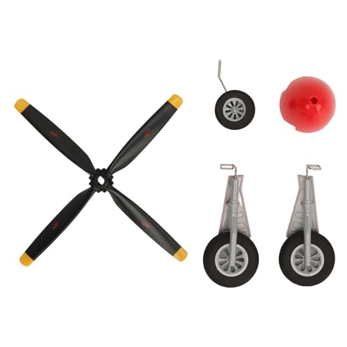 plplaaoo Verkleidung Fahrrad -Blades Kit einfach zu montieren Premium -Eisen -Eisenmaterial -Propeller -Verkleidungs ​​-Fahrrad -Wheel -Kit für Wltoys XK A280 RC Festflügelflugzeuge von plplaaoo