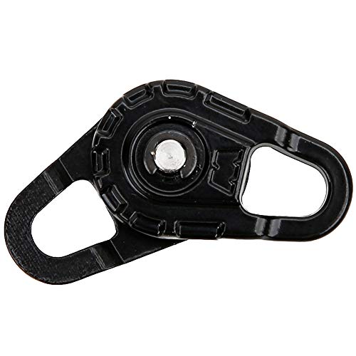 plplaaoo Winch Snatch Block Heavy Duty Metal Racing RC Car Accessoire für 1:10 Skala Modell Spielzeug schwarz Farbe 2.5x1.5x0,5 cm Größe 1 Stück von plplaaoo