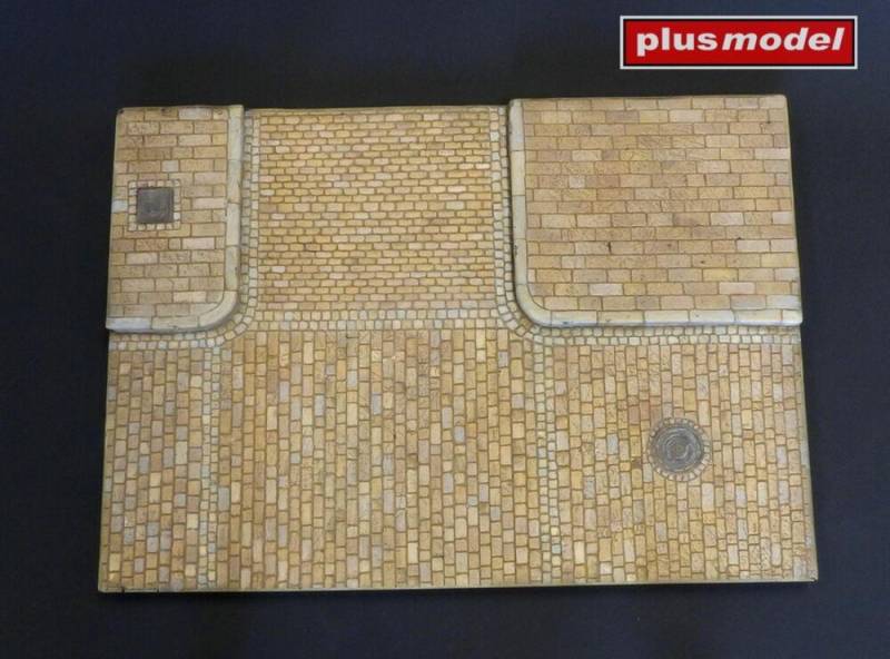 Display base - Cobblestone street intersection von plusmodel
