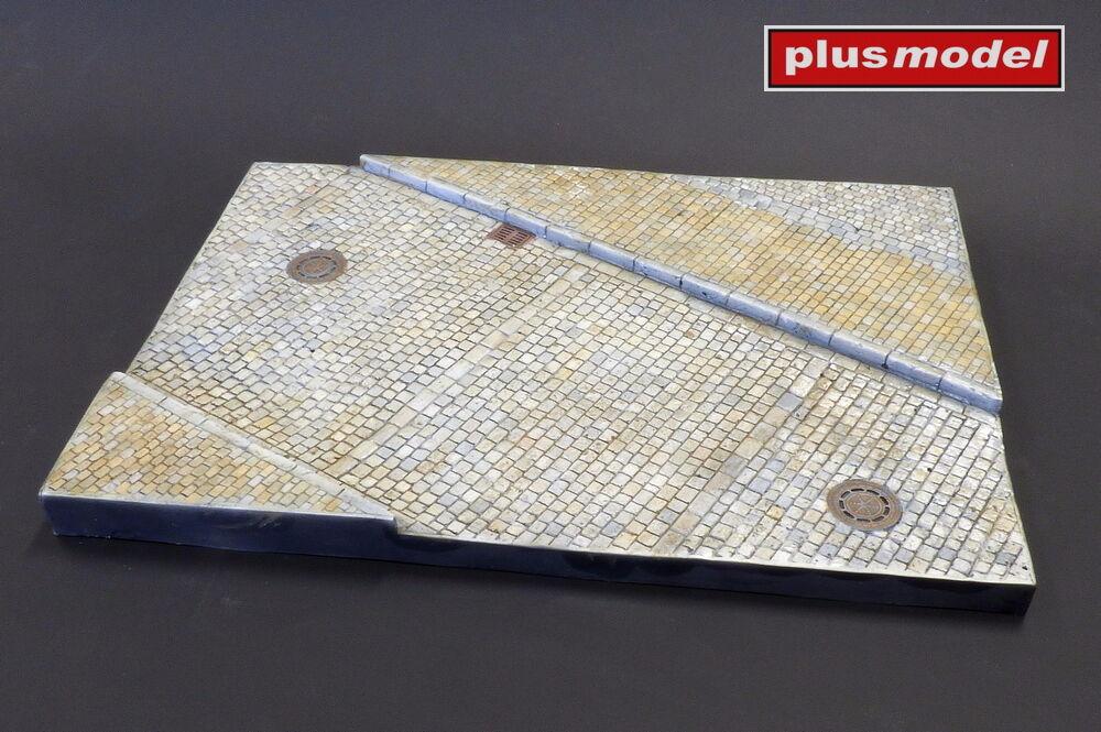 Display base - Cobblestone street with sidewalk Display base - Cobblestone street with sidewalk von plusmodel