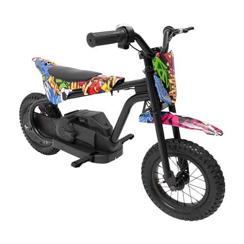 Elektro Motorrad, 150W Elektromotorrad Kinder, 8/12 KMH Geschwindigkeitsmodus, Tragfähigkeit 65 kg, Elektro Motocross für Kinder und Jugendliche ab 6 Jahren Elektro Motorrad, 150W Elektromotorrad Kinder, 8/12 KMH Geschwindigkeitsmodus, Tragfähigkeit 65 kg, Elektro Motocross für Kinder und Jugendliche ab 6 Jahren von pochcicou