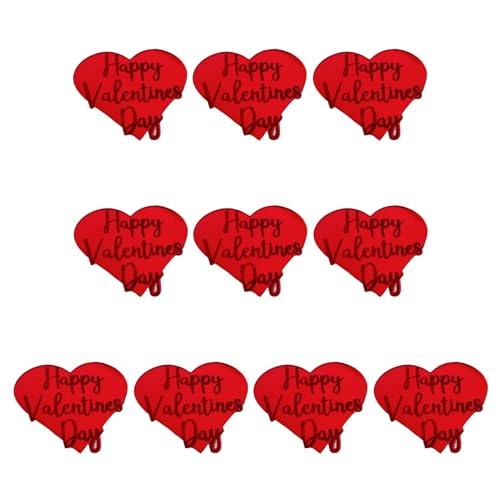 pofluany Valentinstag-Topper, reflektierende Würfel, herzförmige Schilder mit Spiegelgravur für Cupcake-Topper, Valentinstag, geruchlos, Kuchendekorationszubehör, 10 Stück C pofluany Valentinstag-Topper, reflektierende Würfel, herzförmige Schilder mit Spiegelgravur für Cupcake-Topper, Valentinstag, geruchlos, Kuchendekorationszubehör, 10 Stück C von pofluany