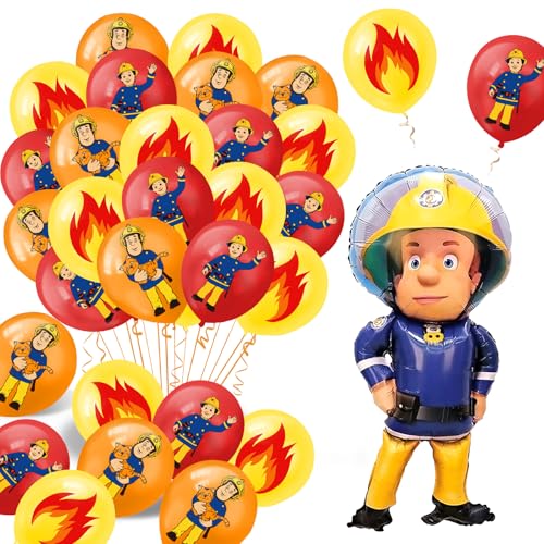Feuerwehrmann Luftballon, Feuerwehrmann Geburtstagsdeko, Feuerwehrmann Deko Kindergeburtstag, Feuerwehrmann Deko, Feuerwehrmann Geburtstag, Geeignet für die Dekoration von Mottopartys Feuerwehrmann Luftballon, Feuerwehrmann Geburtstagsdeko, Feuerwehrmann Deko Kindergeburtstag, Feuerwehrmann Deko, Feuerwehrmann Geburtstag, Geeignet für die Dekoration von Mottopartys von polrsgh