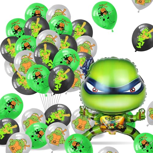 Turtl Geburtstagsdeko, 37 Stück Turtl Ballon, Geburtstags Dekoration, Turtl Geburtstag, Geburtstags Deko Set, Luftballon Deko, Geeignet für Kindergeburtstage und Mottoparty Dekorationen Turtl Geburtstagsdeko, 37 Stück Turtl Ballon, Geburtstags Dekoration, Turtl Geburtstag, Geburtstags Deko Set, Luftballon Deko, Geeignet für Kindergeburtstage und Mottoparty Dekorationen von polrsgh