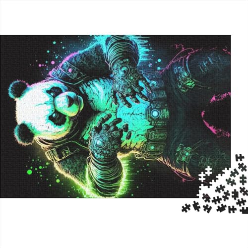 Puzzle für Erwachsene 1000 Teile Panda-Puzzles für Erwachsene Holzpuzzle Puzzles für Erwachsene Geschenke 1000 Teile (75 x 50 cm) von ponnyc