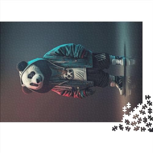 Puzzle für Erwachsene Panda-Puzzle für Erwachsene 1000 Teile für Erwachsene und Kinder ab 12 Jahren Woodiness Puzzles Lernspiel Herausforderungsspielzeug 1000 Teile (75 x 50 cm) von ponnyc