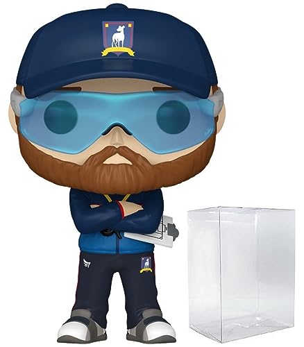 POP TV: Ted Lasso - Coach Beard Entertainment Earth Exclusive Funko Vinyl Figure (Bundled with Compatible Box Protector Case), Multicolored, 3.75 inches von pop