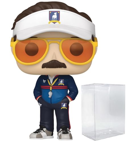 POP TV: Ted Lasso - Ted Lasso Limited Edition Chase Funko Vinyl Figure (Bundled with Compatible Box Protector Case), Multicolored, 3.75 inches von POP