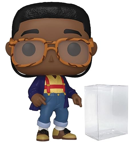 POP TV: WB 100 - Family Matters, Steve Urkel Funko Vinyl Figure (Bundled with Compatible Box Protector Case), Multicolored, 3.75 inches von POP