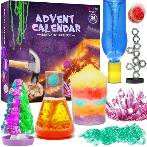 Experimente Adventskalender 2024 Kinder Weihnachtskalender Experimentierkästen Weihnachtskalender Mädchen Jungen Experimente Adventskalender 2024 Kinder Weihnachtskalender Experimentierkästen Weihnachtskalender Mädchen Jungen von pozemu