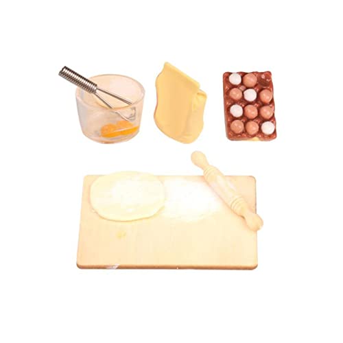 predolo 1/12 Miniatur-Backen-Kochset für die Küche zu Hause - Perfekt zum Backen von predolo