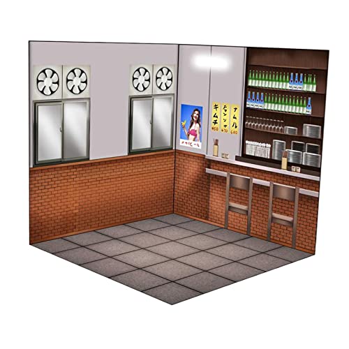 predolo 1/12 Modell, DIY Kabinenmodell, Fahrzeugszene Spielzeug, Puppenhaus Hintergrunddekoration predolo 1/12 Modell, DIY Kabinenmodell, Fahrzeugszene Spielzeug, Puppenhaus Hintergrunddekoration von predolo
