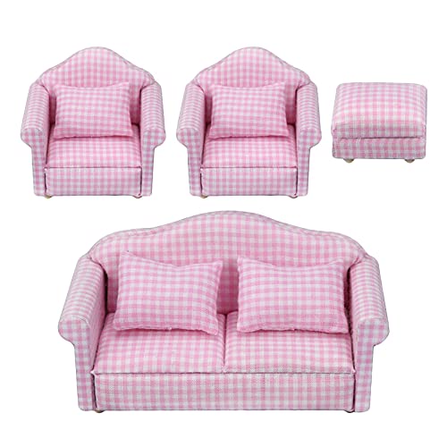 predolo 1/12 Puppenhaus Sofa Modell Kinder Geschenk Schlafzimmer Szene Landschaft von predolo