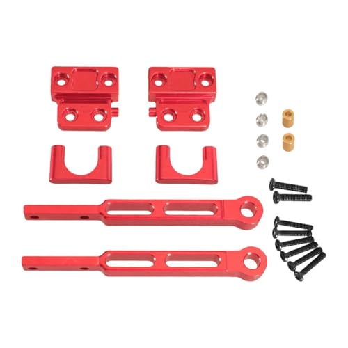 predolo 1/12 Upgrade Teile für RC Chassis und Aufhängung für MN82Pro, Rot von predolo