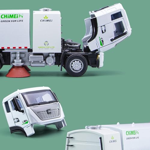 predolo 1/32 Müllwagen Spielzeug Sammlerspielzeug Straßenkehrmaschine LKW Mädchen Vorschule predolo 1/32 Müllwagen Spielzeug Sammlerspielzeug Straßenkehrmaschine LKW Mädchen Vorschule von predolo