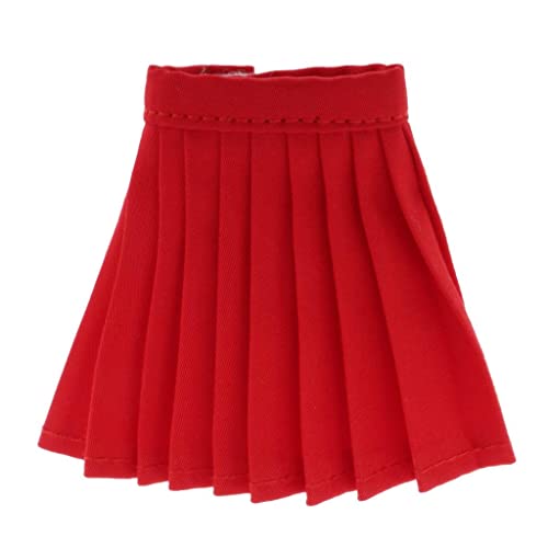 predolo 1: 6 Puppen Kleidung für 12 "Mädchenpuppenrock, Rot von predolo