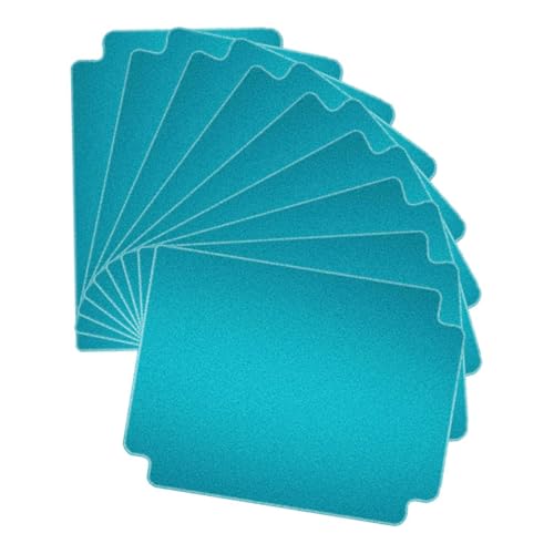 predolo 10 Sammelkarten-Trenner für Kartendeck-Boxen mit Laschen für Bürospielkarten, Sportkarten, Blauer See von predolo