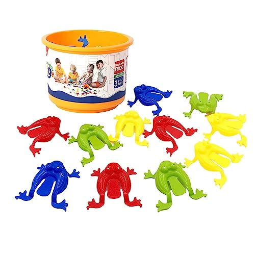 predolo 12 Stück Fröhliches Froschspielzeug-Set mit Eimer und Trichter für Kinder, 1Stk, wie beschrieben von predolo