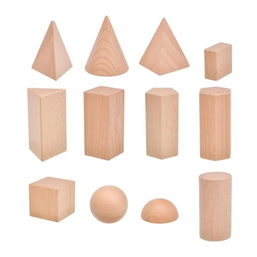 predolo 12 Teiliges 3D Formen Set mit Geometrischen Körpern Und Blöcken für Kinder Ab 3 Jahren predolo 12 Teiliges 3D Formen Set mit Geometrischen Körpern Und Blöcken für Kinder Ab 3 Jahren von predolo