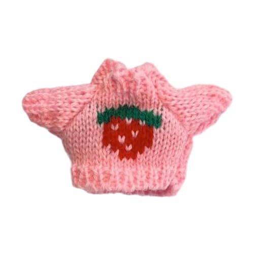 predolo 15 cm große Puppenkleidung aus Plüsch, Puppenpullover, Bequeme Mode, Kuscheltierkleidung, Foto-Requisiten, süße Puppen-Outfits, Rosa Erdbeere predolo 15 cm große Puppenkleidung aus Plüsch, Puppenpullover, Bequeme Mode, Kuscheltierkleidung, Foto-Requisiten, süße Puppen-Outfits, Rosa Erdbeere von predolo