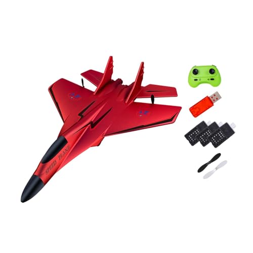 predolo 2 Kanäle RC Flugzeug Steuerung Schaum Modell für Kinder Geschenk, 3 Rot predolo 2 Kanäle RC Flugzeug Steuerung Schaum Modell für Kinder Geschenk, 3 Rot von predolo