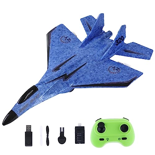 predolo 2 Kanal RC Modellflugzeug, Schaumstoffkonstruktion, Tragbares Fluggerät, Geschenkidee für RC Fans, Ferngesteuertes Modell für Kinder, Blau predolo 2 Kanal RC Modellflugzeug, Schaumstoffkonstruktion, Tragbares Fluggerät, Geschenkidee für RC Fans, Ferngesteuertes Modell für Kinder, Blau von predolo